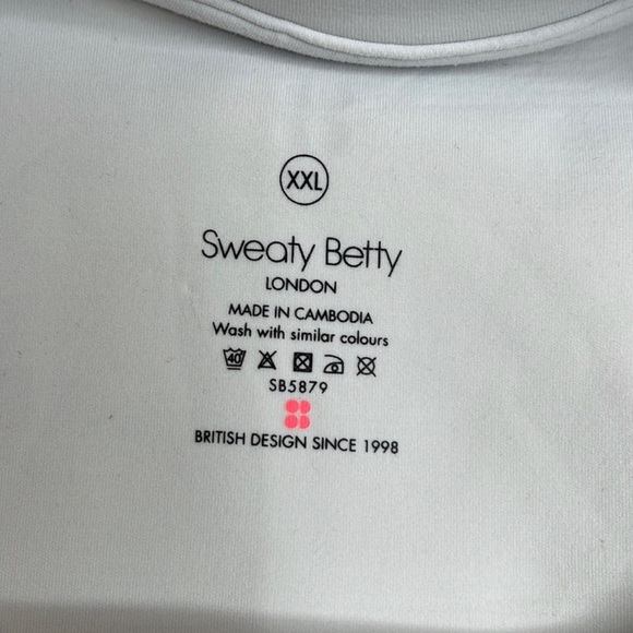 Sweaty Betty Scuba Drawstring Neoprene Gray Sweatshirt - XXL - Picture 8 of 11